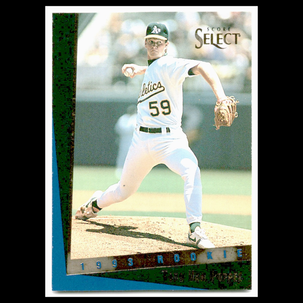 Todd Van Poppel Rookie #79T 1993 Select Rookie/Traded Oakland Athletics Baseball