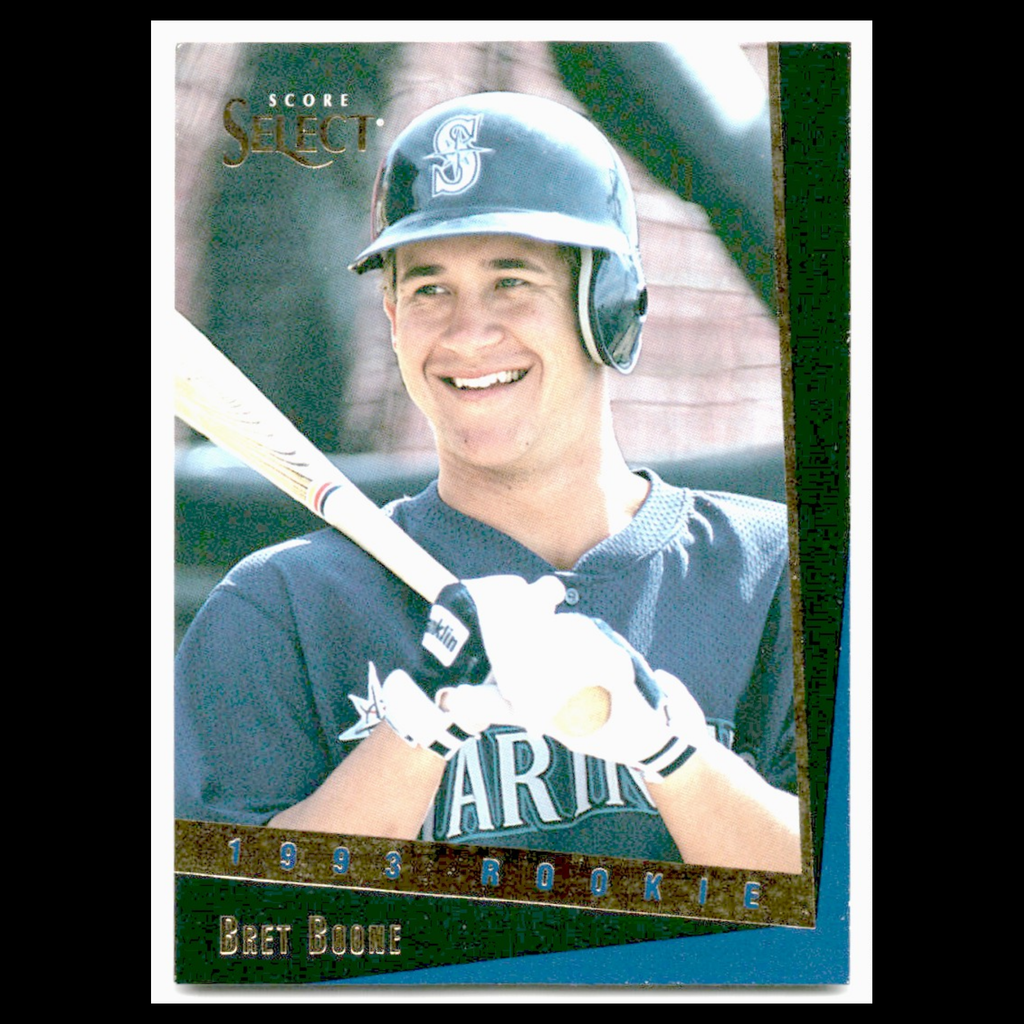Bret Boone Rookie #58T 1993 Select Rookie/Traded Seattle Mariners Baseball Card