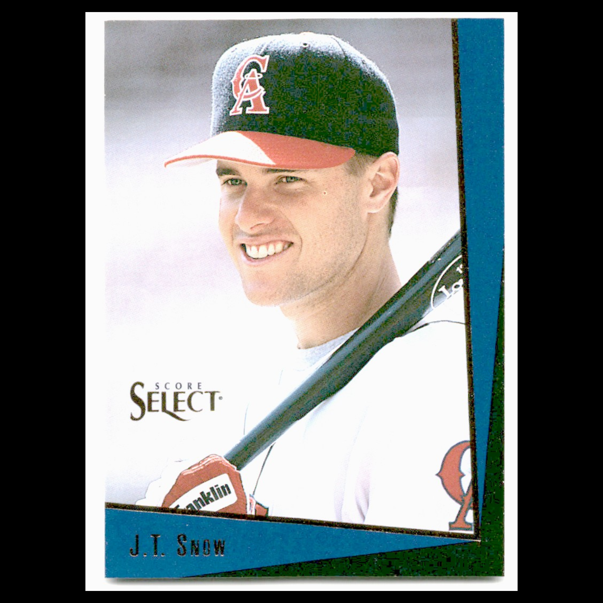 J.T. Snow #44T 1993 Select Rookie/Traded California Angels Baseball Card MLB NM
