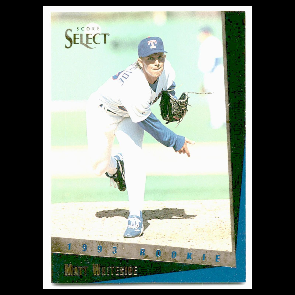 Matt Whiteside Rookie #41T 1993 Select Rookie/Traded Texas Rangers Baseball Card