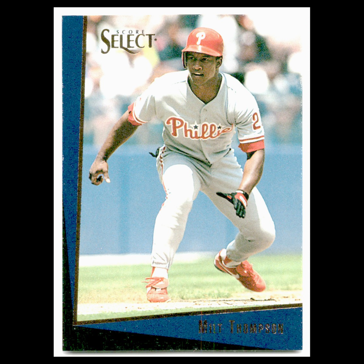 Milt Thompson #125T 1993 Select Rookie/Traded Philadelphia Phillies Baseball MLB