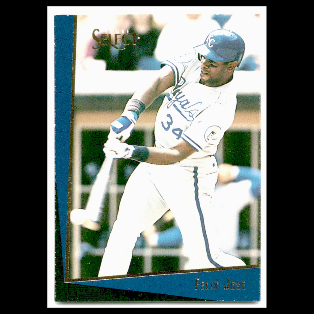 Felix Jose #110T 1993 Select Rookie/Traded Kansas City Royals Baseball Card MLB