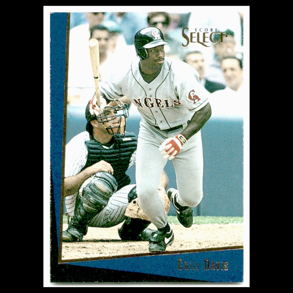 Chili Davis #124T 1993 Select Rookie/Traded California Angels Baseball Card MLB