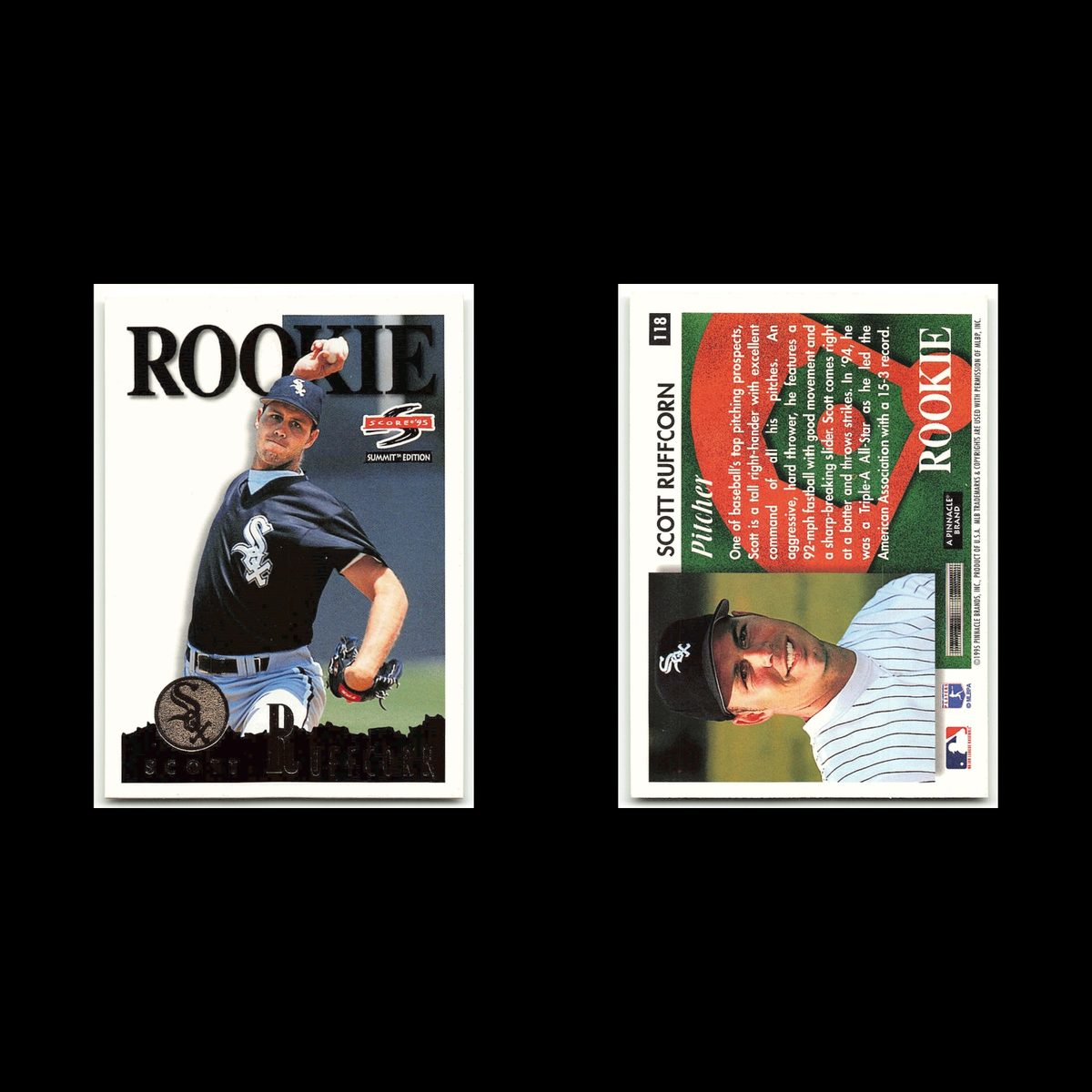 Scott Ruffcorn Rookie #118 1995 Score Summit Chicago White Sox Baseball Card MLB