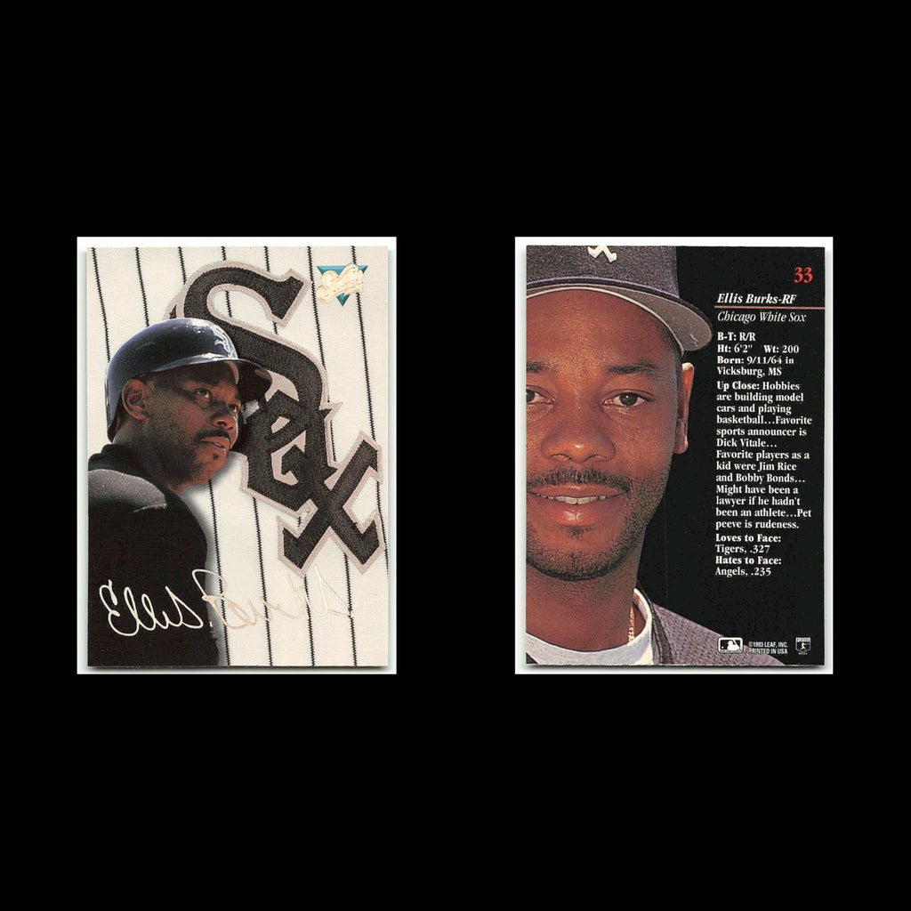 Ellis Burks #33 1993 Studio Chicago White Sox Baseball Card MLB NM