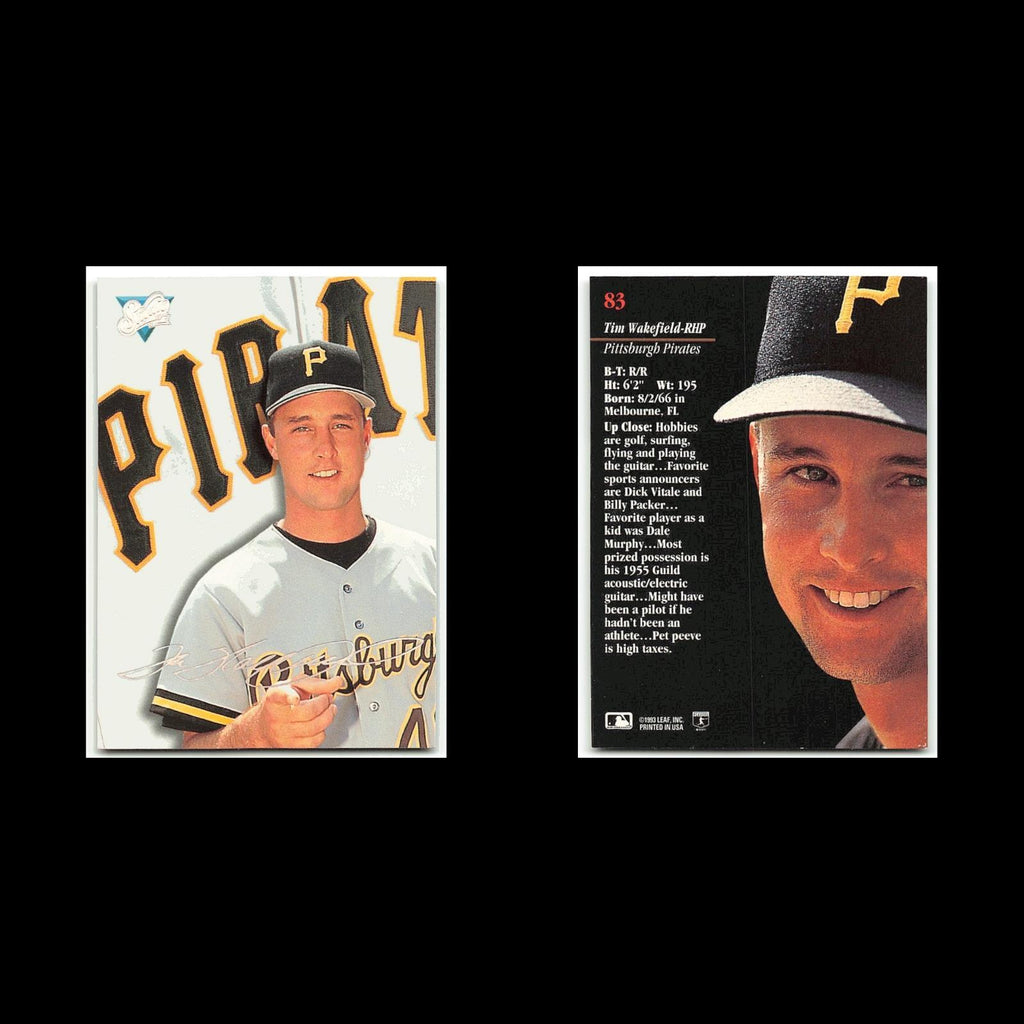 Tim Wakefield #83 1993 Studio Pittsburgh Pirates Baseball Card MLB NM