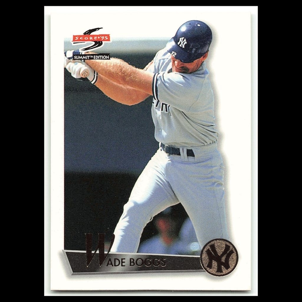 Wade Boggs #65 1995 Score Summit New York Yankees Baseball Card MLB NM