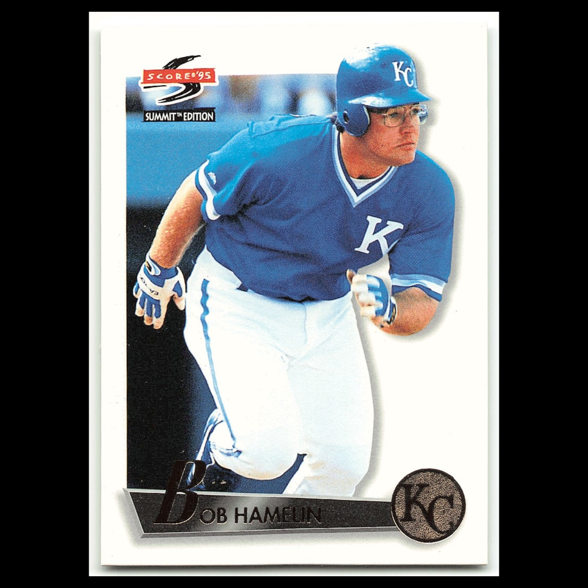 Bob Hamelin #72 1995 Score Summit Kansas City Royals Baseball Card MLB NM