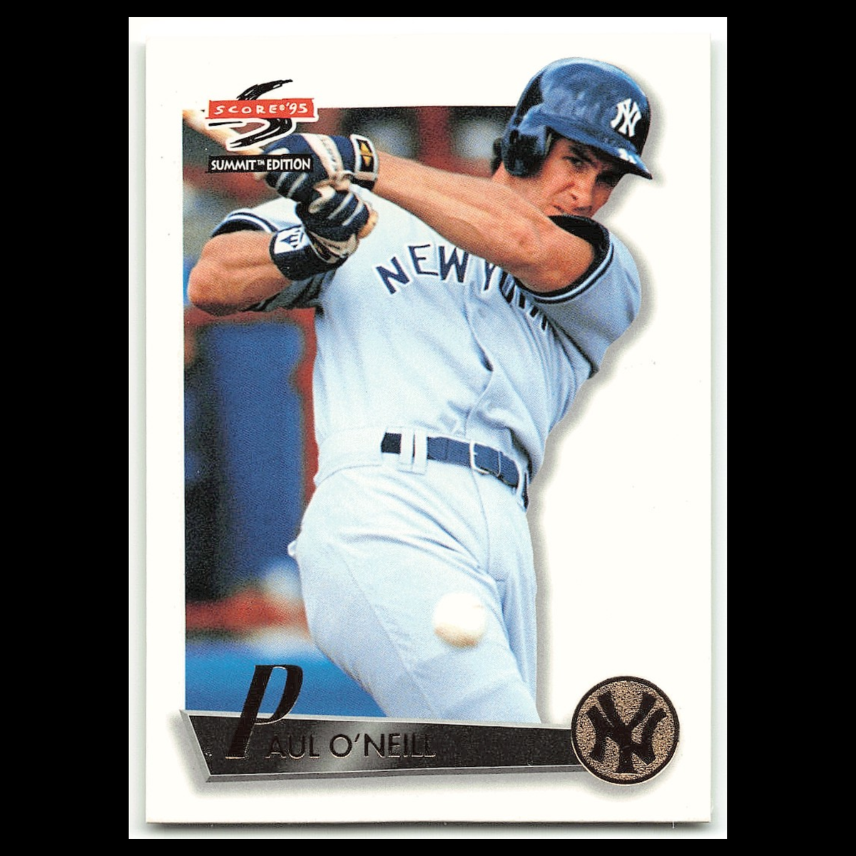 Paul ONeill #77 1995 Score Summit New York Yankees Baseball Card MLB NM