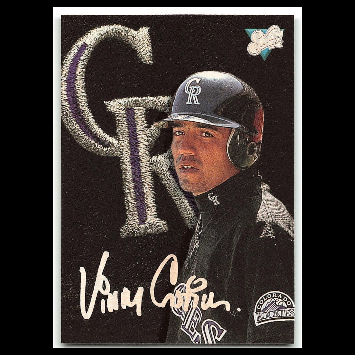 Vinny Castilla #212 1993 Studio Colorado Rockies Baseball Card MLB NM