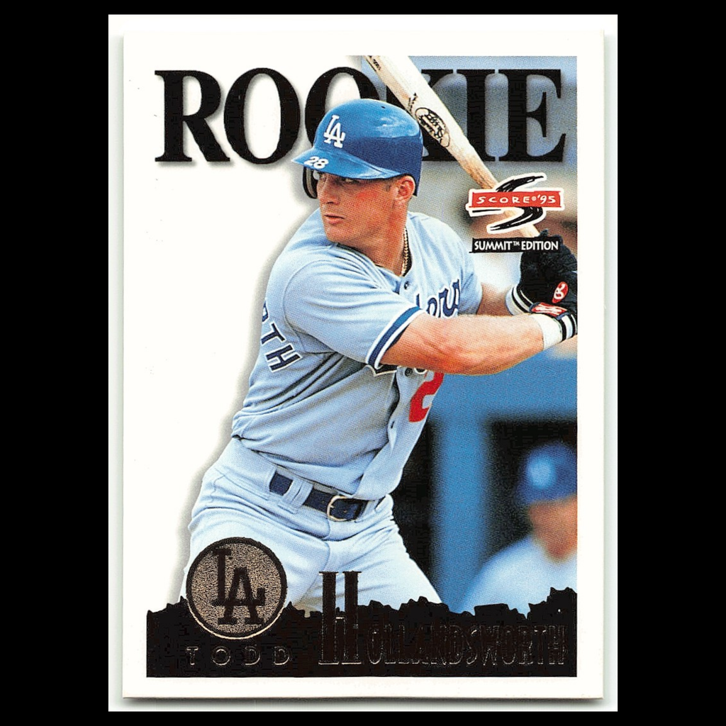 Todd Hollandsworth Rookie #159 1995 Score Summit Los Angeles Dodgers Baseball NM