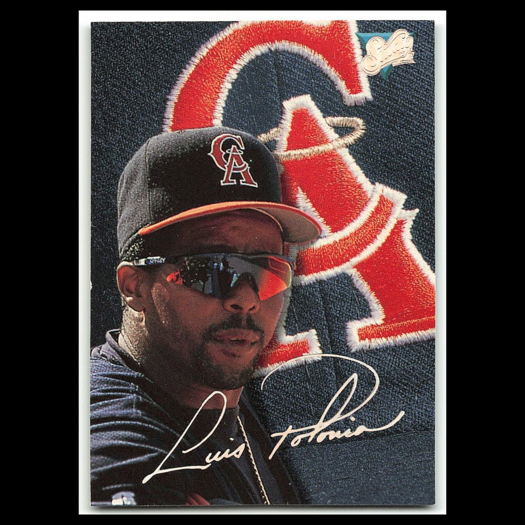 Luis Polonia #170 1993 Studio California Angels Baseball Card MLB NM