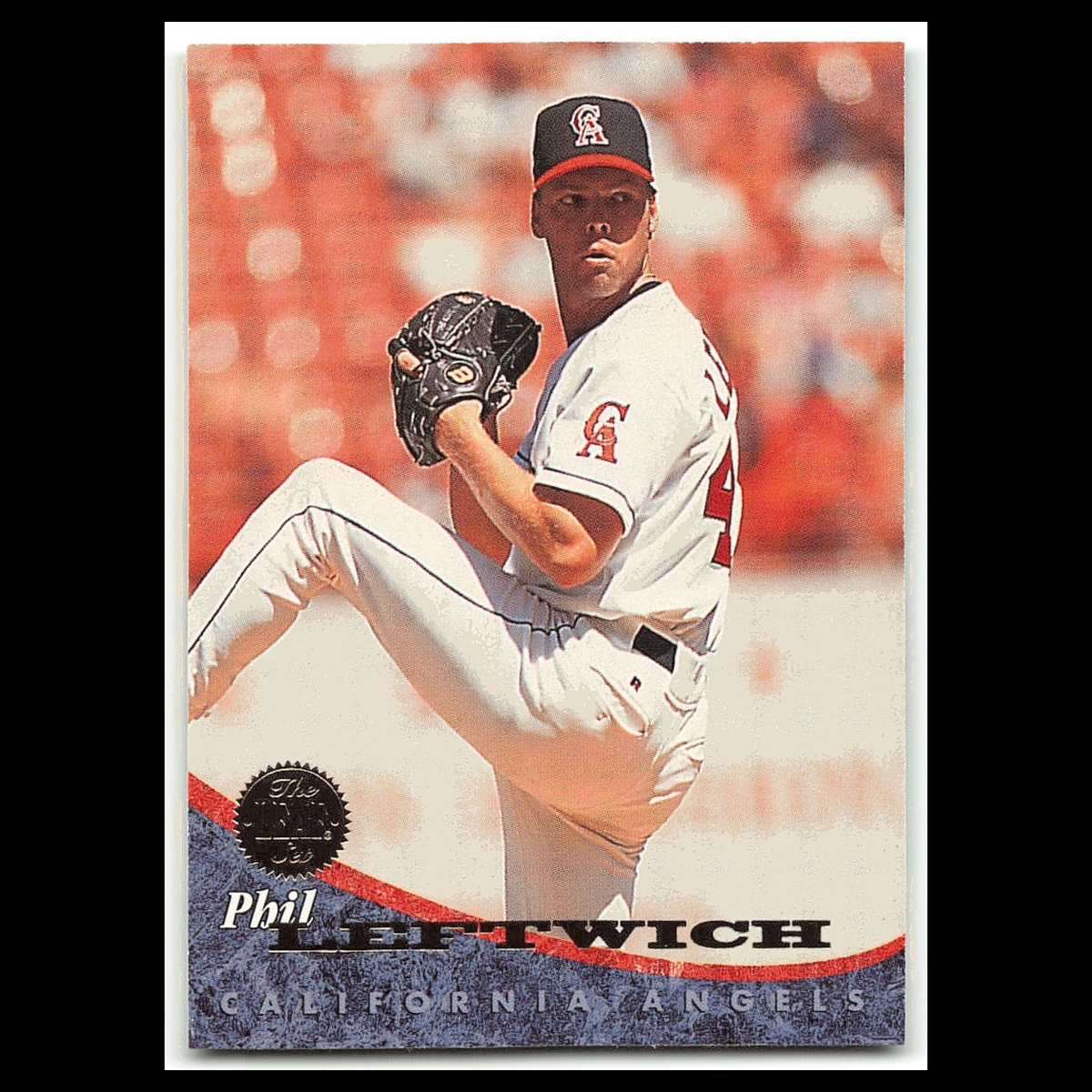 Phil Leftwich Rookie #132 1994 Leaf California Angels Baseball Card MLB NM