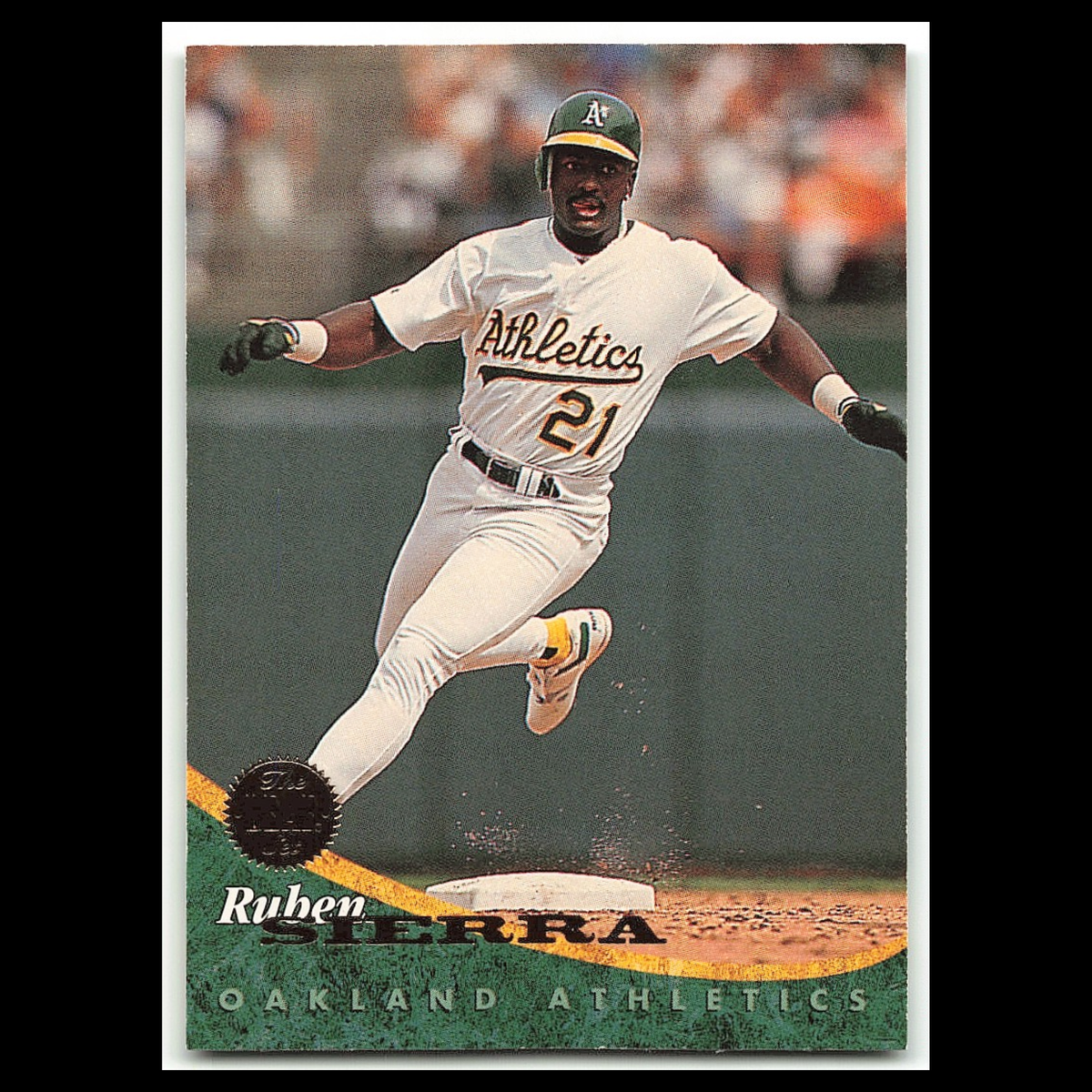 Ruben Sierra #67 1994 Leaf Oakland Athletics Baseball Card MLB NM