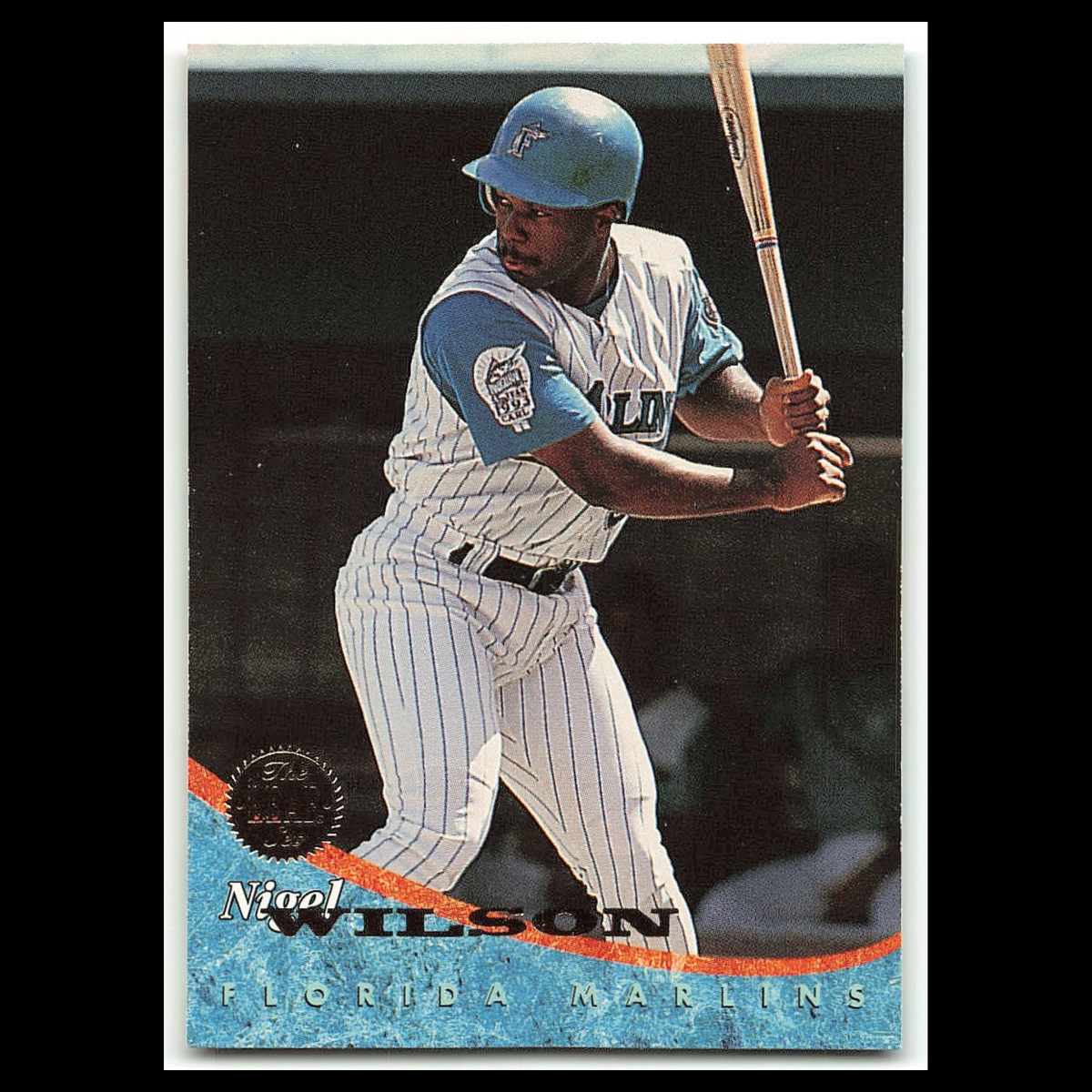 Nigel Wilson #76 1994 Leaf Florida Marlins Baseball Card MLB NM