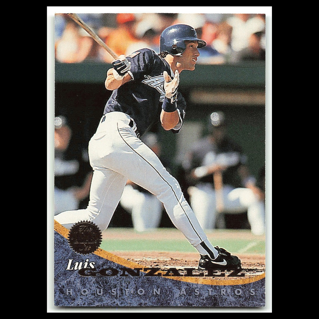 Luis Gonzalez #292 1994 Leaf Houston Astros Baseball Card MLB NM