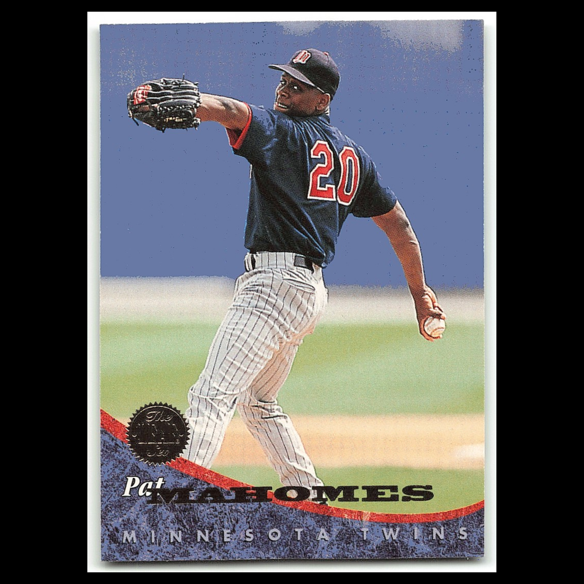 Pat Mahomes #413 1994 Leaf Minnesota Twins Baseball Card MLB NM