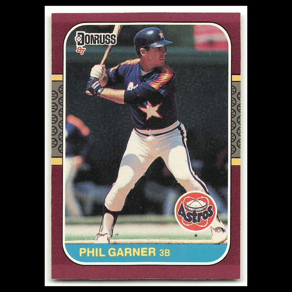 Phil Garner #12 1987 Donruss Opening Day Houston Astros Baseball Card MLB NM