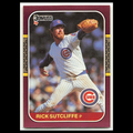 Rick Sutcliffe #69 1987 Donruss Opening Day Chicago Cubs Baseball Card MLB NM