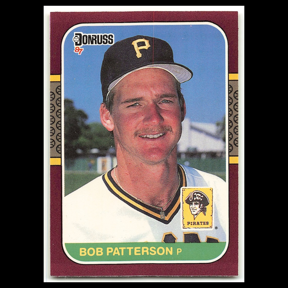 Bob Patterson #166 1987 Donruss Opening Day Pittsburgh Pirates Baseball Card MLB