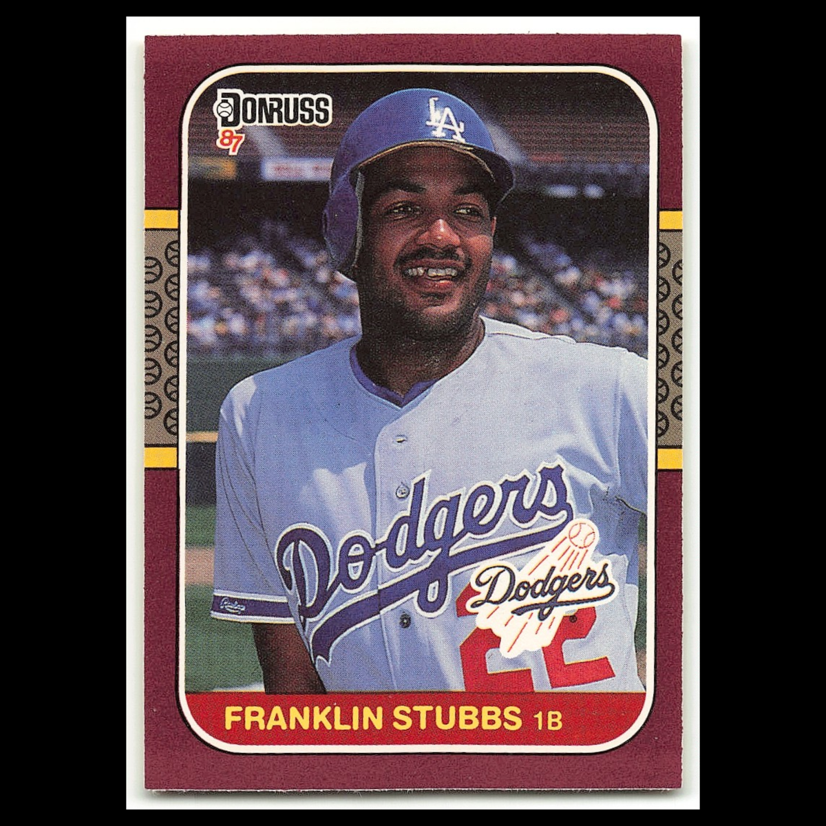 Franklin Stubbs #83 1987 Donruss Opening Day Los Angeles Dodgers Baseball Card