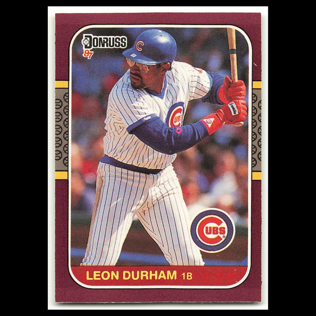 Leon Durham #74 1987 Donruss Opening Day Chicago Cubs Baseball Card MLB NM