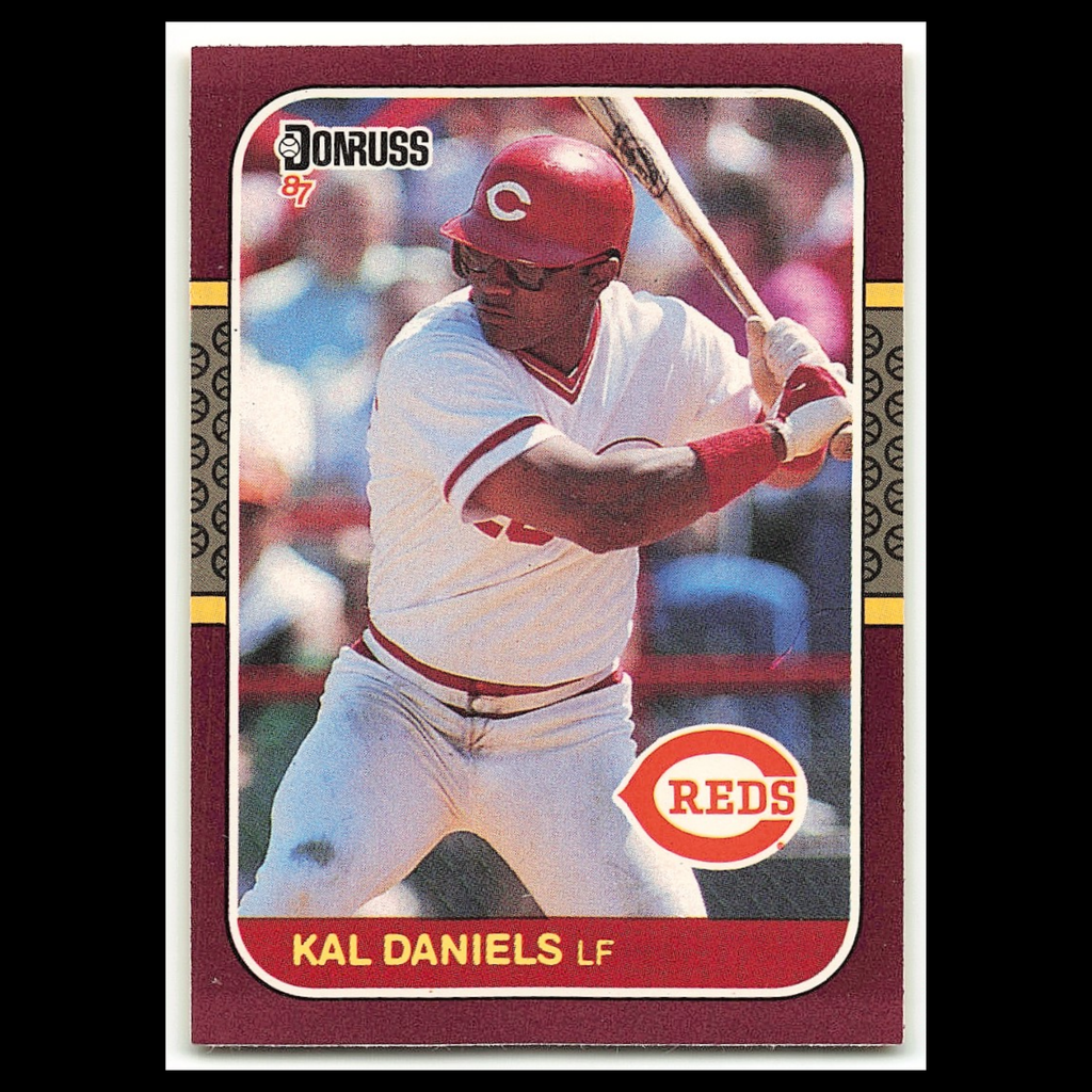 Kal Daniels #192 1987 Donruss Opening Day Cincinnati Reds Baseball Card MLB NM