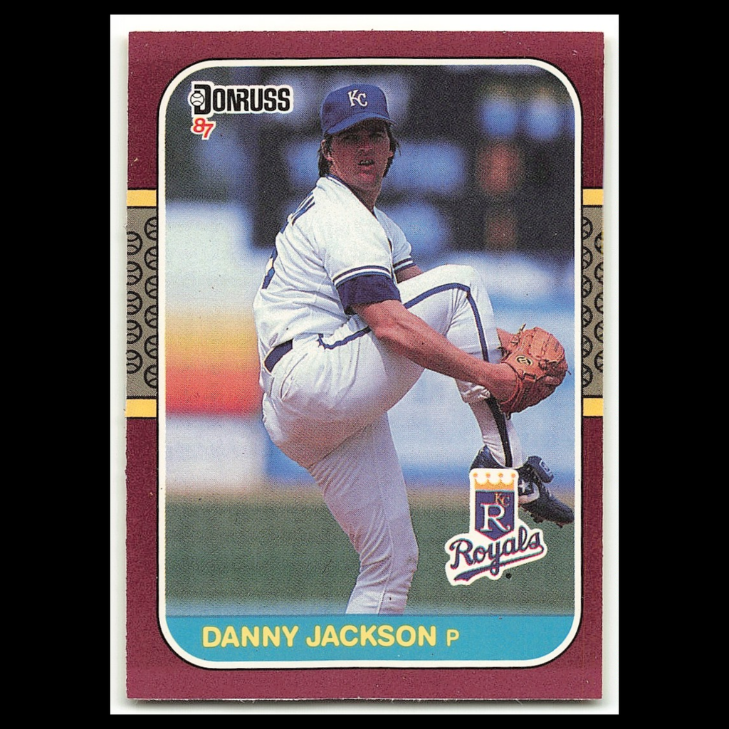 Danny Jackson #203 1987 Donruss Opening Day Kansas City Royals Baseball Card MLB
