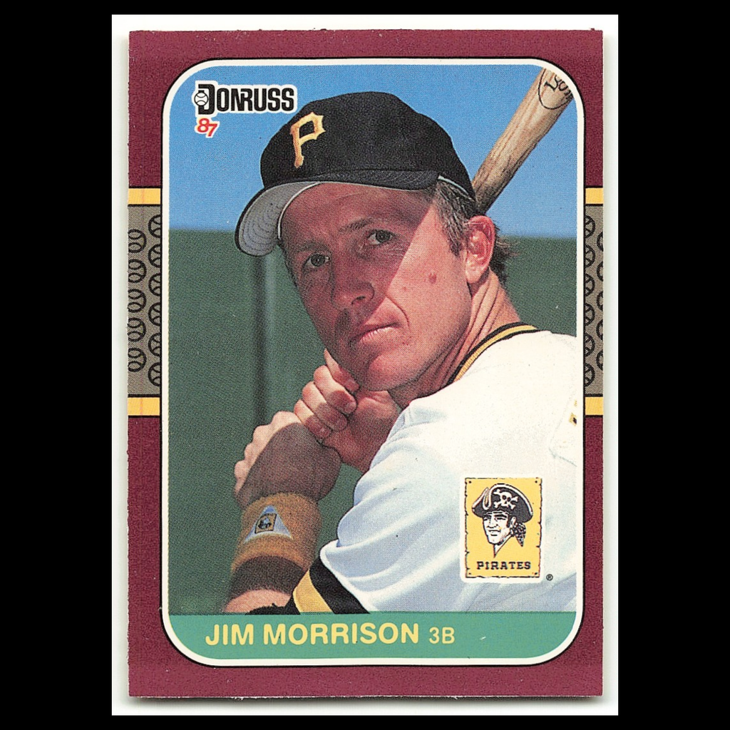 Jim Morrison #169 1987 Donruss Opening Day Pittsburgh Pirates Baseball Card MLB