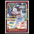 Joe Carter #109 1987 Donruss Opening Day Cleveland Indians Baseball Card MLB NM
