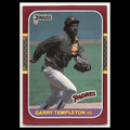 Garry Templeton #150 1987 Donruss Opening Day San Diego Padres Baseball Card MLB