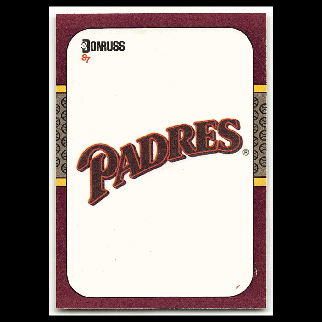 Team Card #262 1987 Donruss Opening Day San Diego Padres Baseball Card MLB NM