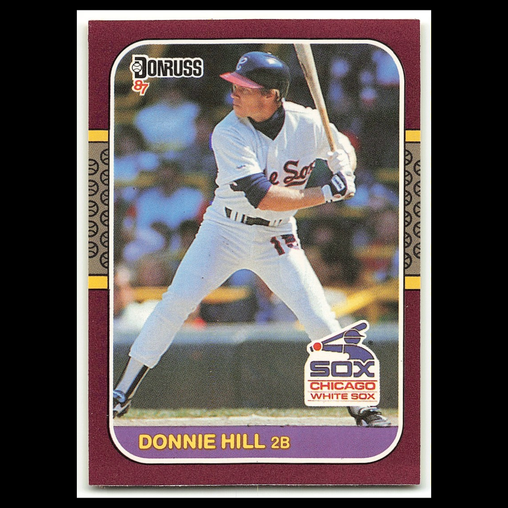 Donnie Hill #237 1987 Donruss Opening Day Chicago White Sox Baseball Card MLB NM