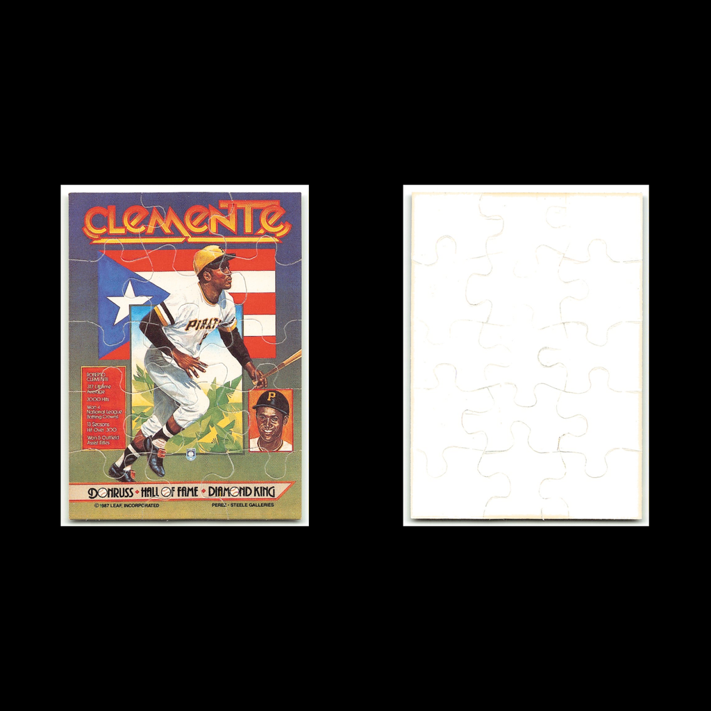Roberto Clemente Puzzle #NNO 1987 Donruss Opening Day Pittsburgh Pirates Card NM