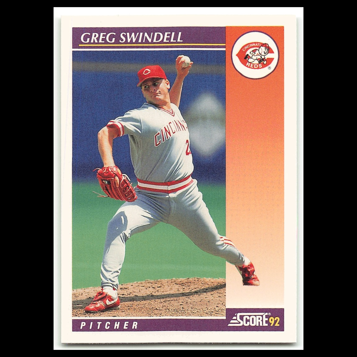 Greg Swindell #10T 1992 Score Rookie - Traded Cincinnati Reds Baseball Card MLB