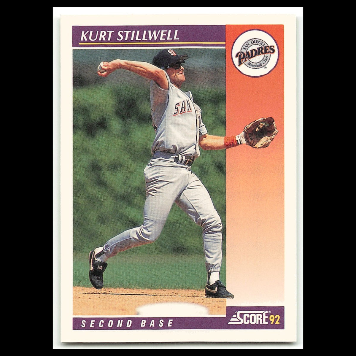 Kurt Stillwell #19T 1992 Score Rookie - Traded San Diego Padres Baseball Card NM