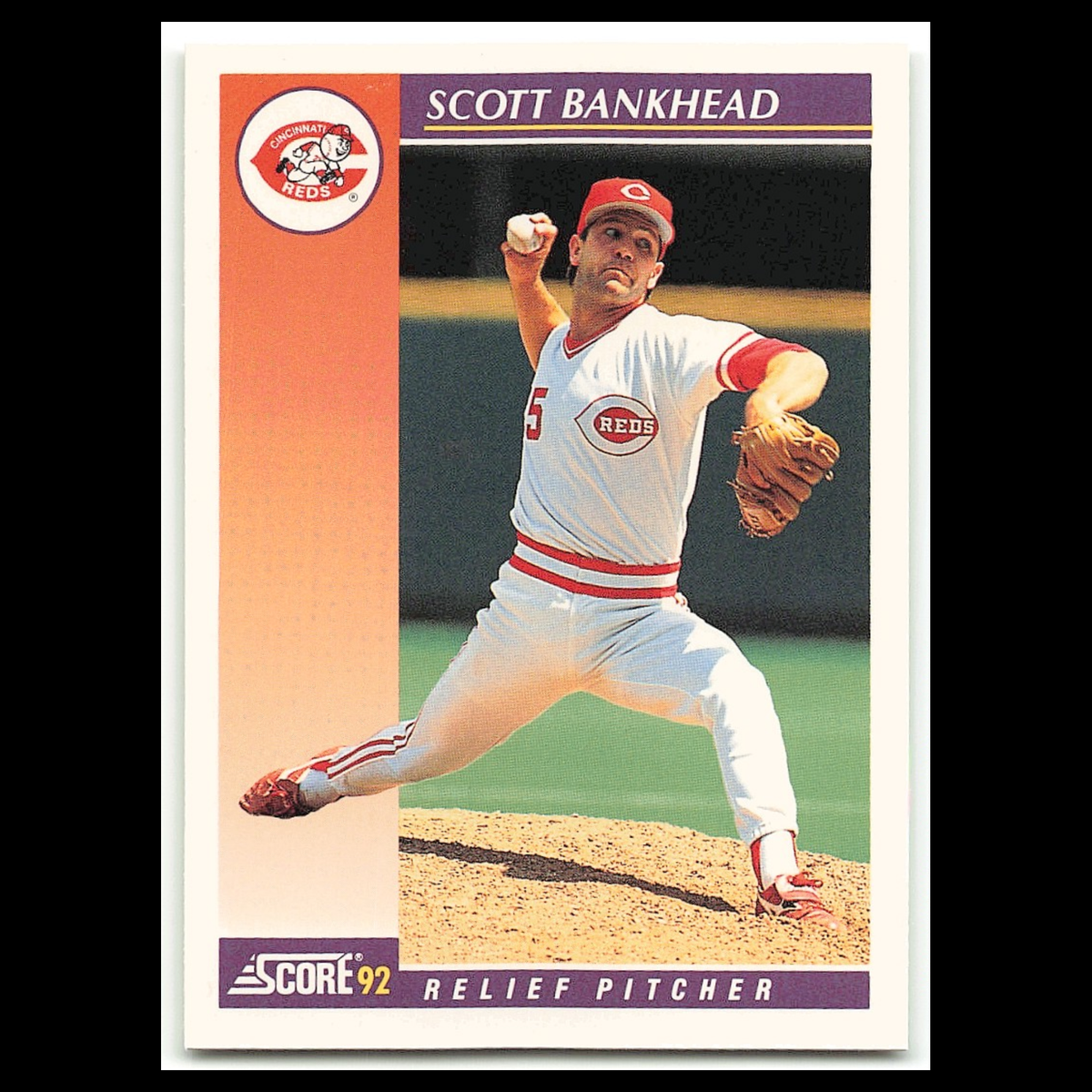 Scott Bankhead #47T 1992 Score Rookie - Traded Cincinnati Reds Baseball Card MLB