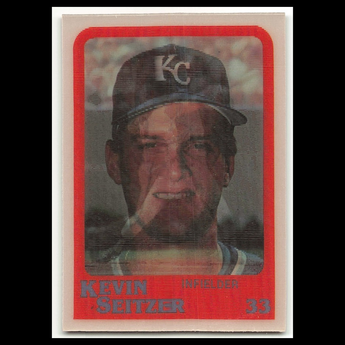 Kevin Seitzer Rookie #20 1987 Sportflics Rookies I Kansas City Royals Baseball
