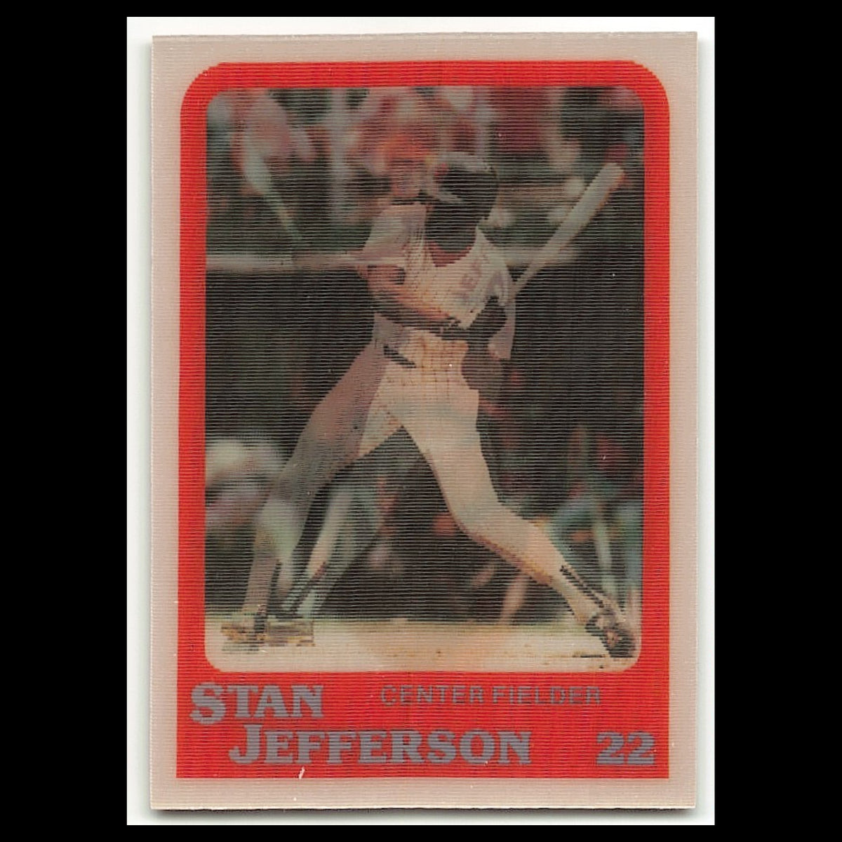 Stan Jefferson Rookie #9 1987 Sportflics Rookies I San Diego Padres Baseball MLB