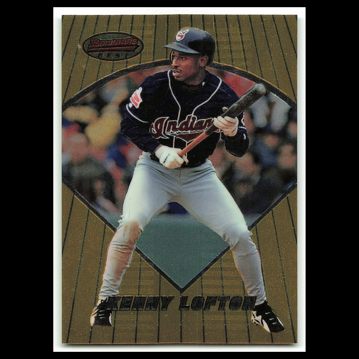 Kenny Lofton #23 1996 Bowmans Best Cleveland Indians Baseball Card MLB NM