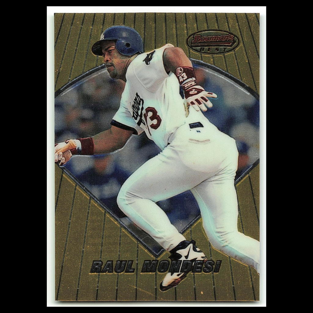 Raul Mondesi #46 1996 Bowmans Best Los Angeles Dodgers Baseball Card MLB NM