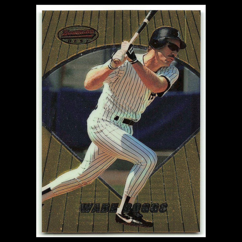 Wade Boggs #4 1996 Bowmans Best New York Yankees Baseball Card MLB NM