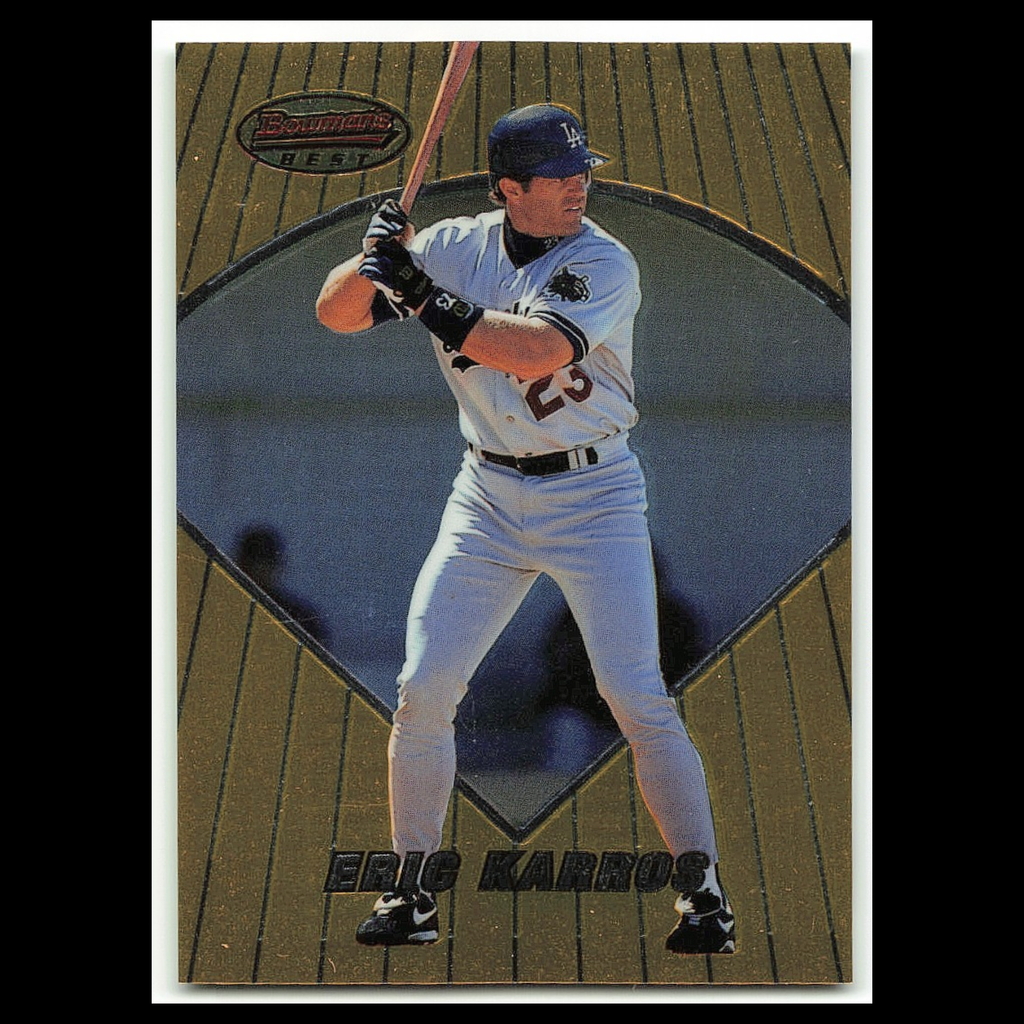 Eric Karros #81 1996 Bowmans Best Los Angeles Dodgers Baseball Card MLB NM