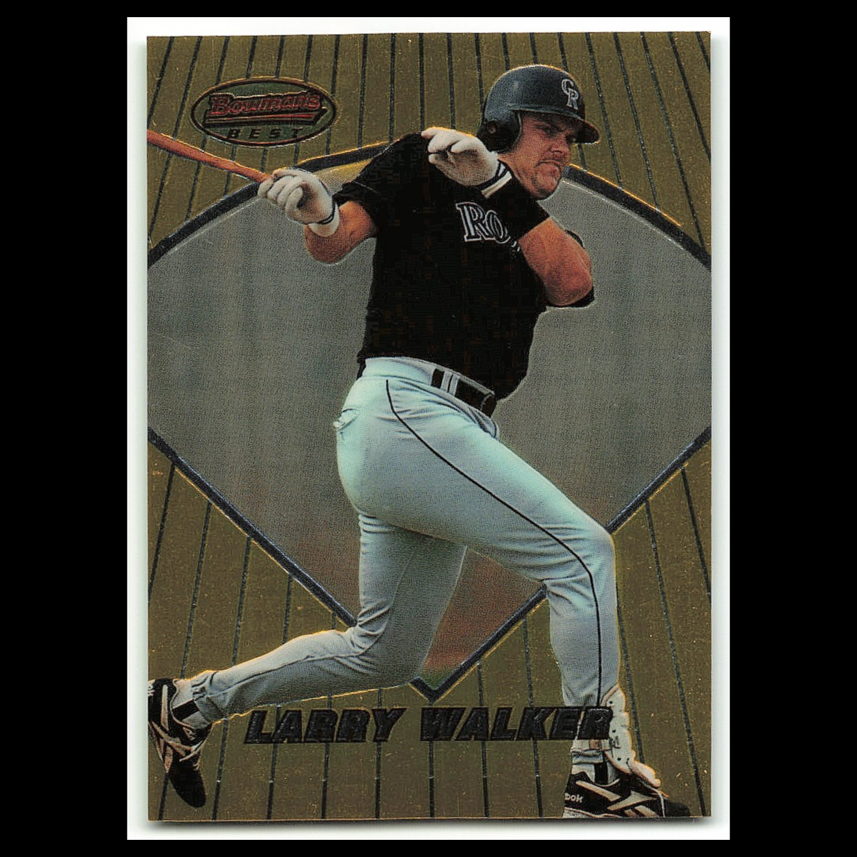 Larry Walker #83 1996 Bowmans Best Colorado Rockies Baseball Card MLB NM