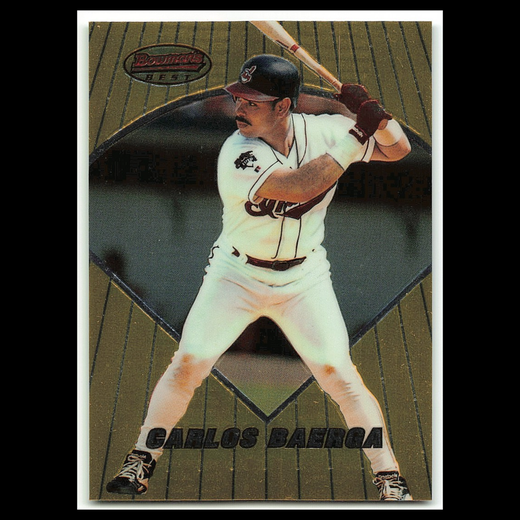 Carlos Baerga #86 1996 Bowmans Best Cleveland Indians Baseball Card MLB NM