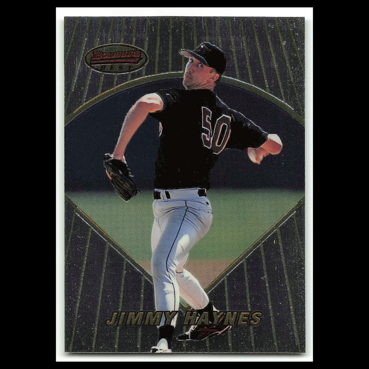 Jimmy Haynes Rookie #159 1996 Bowmans Best Baltimore Orioles Baseball Card MLB