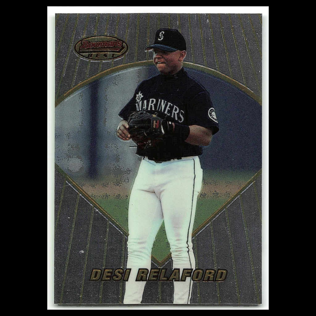 Desi Relaford Rookie #166 1996 Bowmans Best Seattle Mariners Baseball Card MLB