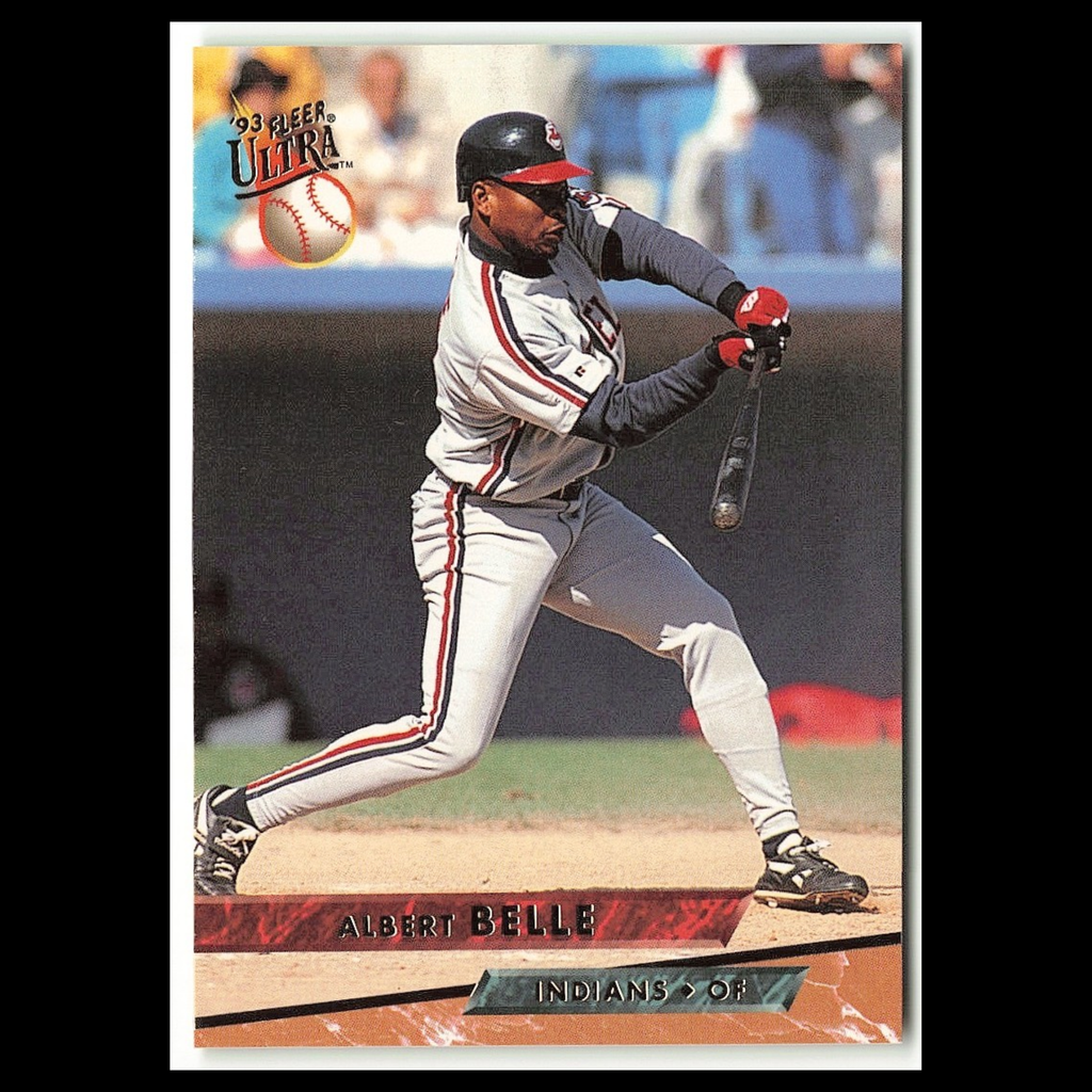 Albert Belle #538 1993 Fleer Ultra Cleveland Indians Baseball Card MLB NM