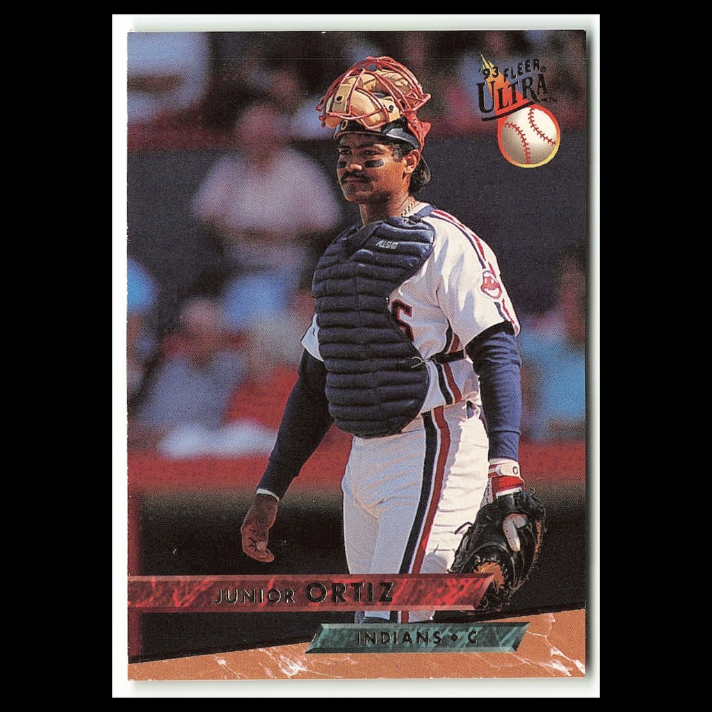 Junior Ortiz #544 1993 Fleer Ultra Cleveland Indians Baseball Card MLB NM