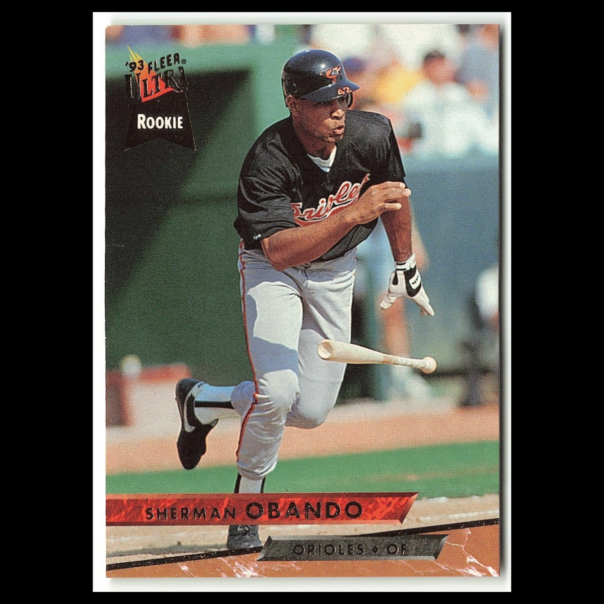 Sherman Obando Rookie #497 1993 Fleer Ultra Baltimore Orioles Baseball Card MLB